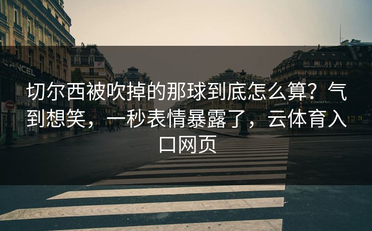 切尔西被吹掉的那球到底怎么算?气到想笑,一秒表情暴露了,云体育入口网页
